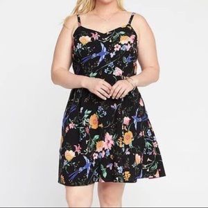 Old Navy Fit & Flare Floral Cami Dress